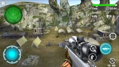Горные Снайпер Стрельба screenshot №1