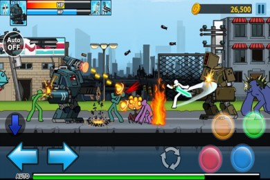 Anger Of Stick 4 v 1.1.7 [ВЗЛОМ на деньги] скриншот №1
