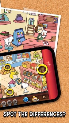 Snoopy Spot the Difference screenshot №2
