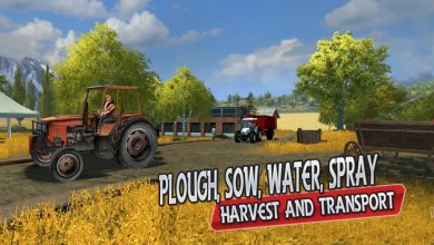 Real Tractor Farming & Harvesting 3D Sim 2017 скриншот №8