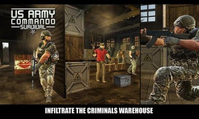 US Army Commando Survival [ВЗЛОМ: много денег] v 1.4 скриншот №1