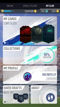 PACYBITS FUT 19 [ВЗЛОМ: Много денег] 1.7.6