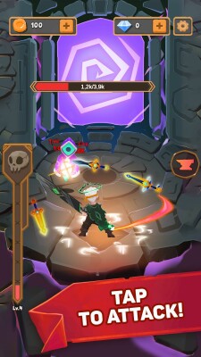 Forge Titans: Idle RPG Clicker screen 1