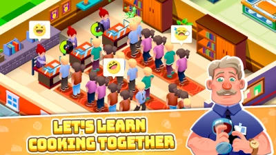 Idle Cooking School screen 1