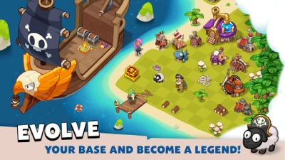 Pirate Evolution! (МОД, много алмазов) screenshot №3