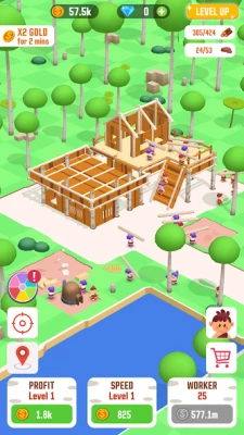 Idle Jungle: Survival Builder screen 5