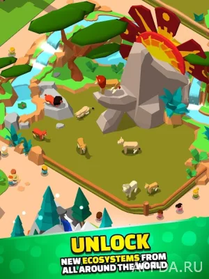 Idle Zoo Tycoon 3D - Animal Pa screenshot №6