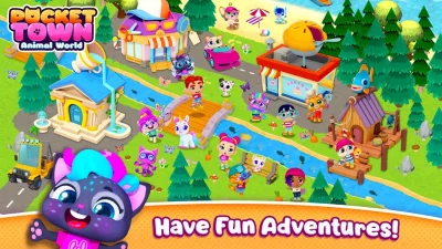 Pocket Town — мир животных screenshot №2