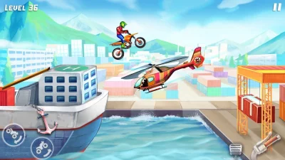 велогонка: каскадерские игры screenshot №8