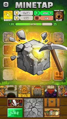 Minetap – Merge кликер взлом screen 2